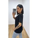 Tshirt Suede Preta