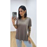 Tshirt Suede Caqui