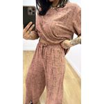 Conjunto Juliana Estampado Caqui