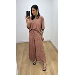 Conjunto Juliana Estampado Caqui