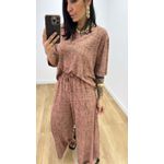 Conjunto Juliana Estampado Caqui