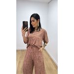 Conjunto Juliana Estampado Caqui