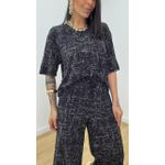 Conjunto Juliana Estampado Preto