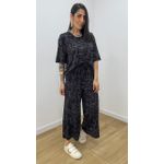 Conjunto Juliana Estampado Preto