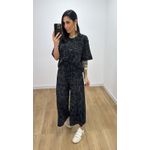 Conjunto Juliana Estampado Preto