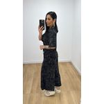 Conjunto Juliana Estampado Preto