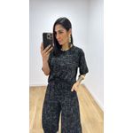 Conjunto Juliana Estampado Preto