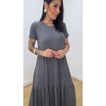 Vestido Zaira Grafite