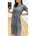 Vestido Zaira Grafite