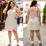 Macaquinho Laura Listrado Preto