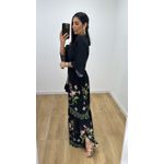 Vestido Talita Estampado 2 Preto