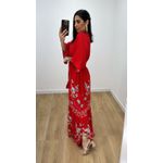 Vestido Talita Estampado 2 Vermelho