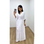 Vestido Talita Liso Branco