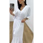 Vestido Talita Liso Branco