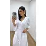 Vestido Talita Liso Branco