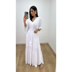 Vestido Talita Liso Branco