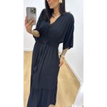 Vestido Talita Liso Preto