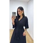 Vestido Talita Liso Preto