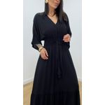 Vestido Talita Liso Preto