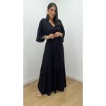 Vestido Talita Liso Preto
