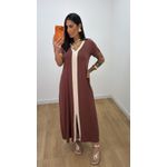 Vestido Magnólia Marrom