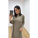 Kit Vestido Ariane Amêndoa
