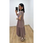 Vestido Zaira Caqui