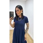 Vestido Zaira Azul Marinho