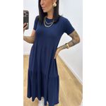 Vestido Zaira Azul Marinho