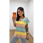 Tshirt Maíra Listra Amarela