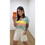 Tshirt Maíra Listra Amarela