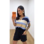 Tshirt Maíra Listra Azul