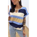 Tshirt Maíra Listra Azul