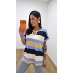 Tshirt Maíra Listra Azul