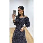 Vestido Rosa ML Preto