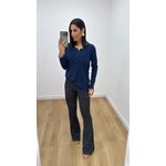 Blusa Selma Canelada Azul