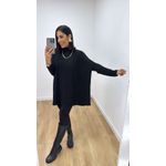 Poncho Mônica Preto