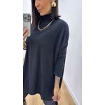 Poncho Mônica Preto