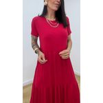Vestido Zaira Vermelho