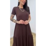 Vestido Zaira Marrom