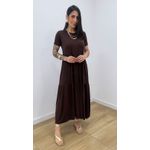 Vestido Zaira Marrom