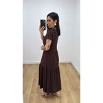 Vestido Zaira Marrom