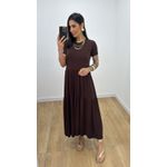 Vestido Zaira Marrom
