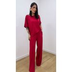 Conjunto Jaque Vermelho