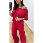 Conjunto Jaque Vermelho