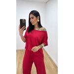 Conjunto Jaque Vermelho