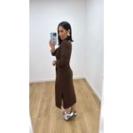 Vestido Bruna Marrom