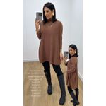 Poncho Mônica Cinza