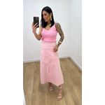 Saia Charlote Rosa Bebe