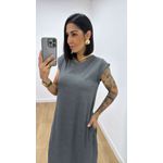 Vestido Eloah Grafite